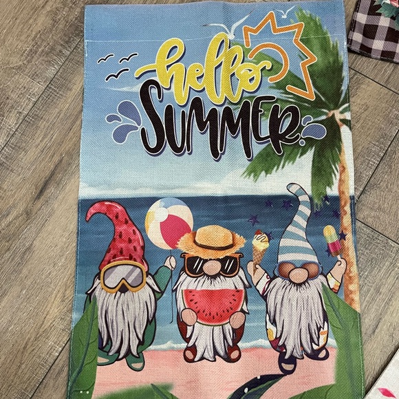 Floral Welcome House Flag Spring & Summer Design EUC - Picture 3 of 5